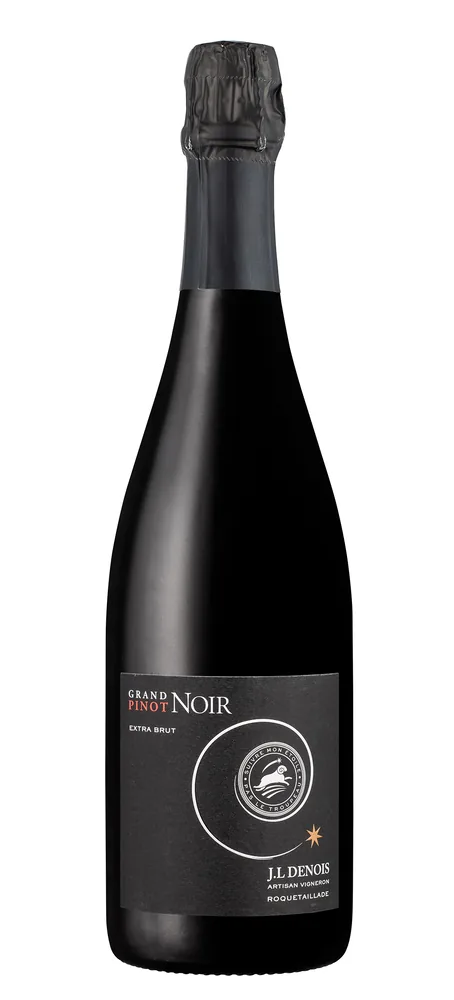 Bouteille de Grand Pinot Noir, blanc de noirs, Maison Denois
