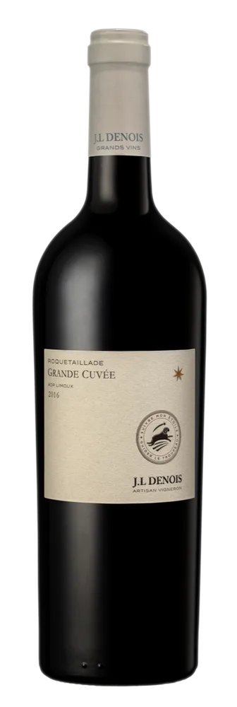 Bouteille de Grande Cuvée, vin rouge, Maison Denois