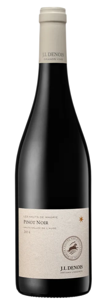 Bouteille de Pinot Noir Village, vin rouge, Maison Denois